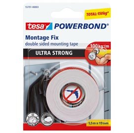 55791-00003-00 4042448217370 tesa Powerbond Ultra Strong 1,5m x 19mm LI 409