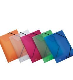 86572 - Cartella 3L C/elastico colori ass. LUMINA 22X30 D0-3 Favorit - Conf. da PZ. 20