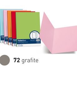 86587 - 50 cartelline semplici LUCE 200gr 25x34cm grafite FAVINI - Conf. da PZ. 1