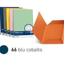 86588 - 25 cartelline 3 lembi LUCE 200gr 24,5x34,5cm blu cobalto FAVINI - Conf. da PZ. 1