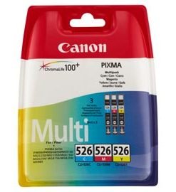 CANINKCLI526MP - MULTIPACK CLI-526 CIANO MAGENTA GIALLO - Conf. da PZ. 1