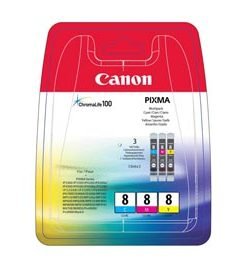 CANINKCLI8MP - MULTIPACK CONF. BLISTER CONTENENTE N.1 SERB CLI-8C/M/Y - Conf. da PZ. 1