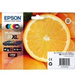 EPST33574011 - CONF. 5 CARTUCCE INK XL MULTIPACK 1 PER COLORE 33 ARANCE - Conf. da PZ. 1