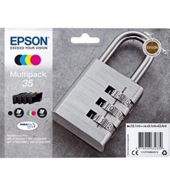 EPST35864010 - CONF. 4 CARTUCCE INK 1 X COLORE SERIE 35 LUCCHETTO - Conf. da PZ. 1