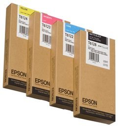 EPST612200 - TANICA INCHIOSTRO A PIGMENTI CIANO EPSON ULTRACHROME (220ML). - Conf. da PZ. 1