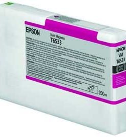 EPST653300 - TANICA INCHIOSTRO A PIGMENTI VIVID-MAGENTA EPSON ULTRACHROME HDR (200 ML) - Conf. da PZ. 1