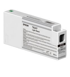 EPST824700 - TANICA INCHIOSTRO LIGHT BLACK 350 ML X PLOTTER EPSON SURECOLOR SERIES - Conf. da PZ. 1