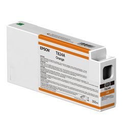 EPST824A00 - TANICA INCHIOSTRO ARANCIONE 350 ML X PLOTTER EPSON SURECOLOR SERIES SC-P6000 - Conf. da PZ. 1