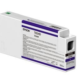 EPST824D00 - TANICA INCHIOSTRO VIOLA 350 ML X PLOTTER EPSON SURECOLOR SERIES SC- - Conf. da PZ. 1