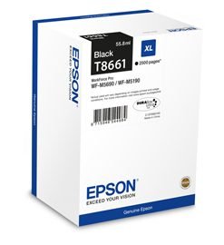 EPST866140 - TANICA INCHIOSTRO A PIGMENTI NERO EPSON DURABRITE ULTRA, T8662 - Conf. da PZ. 1
