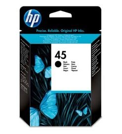 HP51645A - CARTUCCIA A GETTO D'INCHIOSTRO HP N.45 NERO 42ML - Conf. da PZ. 1
