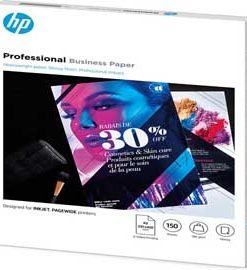 HP7MV84A - Confezione da 150 fogli carta professionale lucida HP per getto d'inchiostro A3 - Conf. da PZ. 1