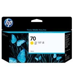 HPC9454A - CARTUCCIA D'INCHIOSTRO HP 70 GIALLO CON INCHIOSTRO HP VIVERA - Conf. da PZ. 1