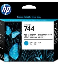 HPF9J86A - TESTINA DI STAMPA NERO FOTOGRAFICO/CIANO DESIGNJET HP 744 - Conf. da PZ. 1