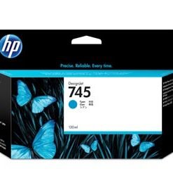 HPF9J97A - CARTUCCIA INCHIOSTRO CIANO FOTOGRAFICO DESIGNJET HP 745 130 ML - Conf. da PZ. 1