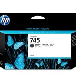 HPF9J99A - CARTUCCIA INCHIOSTRO NERO OPACO DESIGNJET HP 745 130 ML - Conf. da PZ. 1
