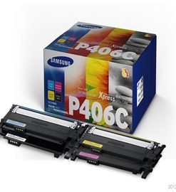 SAMSU375A - Hp/Samsung Toner CYMK CL-P406C 4-pk - Conf. da PZ. 1