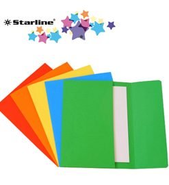 STL6112 - 25 Cartelline a busta 26x34cm mix 5 colori Bristol 200gr Starline - Conf. da PZ. 1